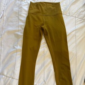 lululemon athletica Mustard High-Waisted Leggings